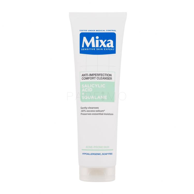 Mixa Salicylic Acid + Squalane Anti-Imperfection Comfort Cleanser Gel za čišćenje lica za žene 150 ml