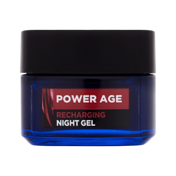 L'Oréal Paris Men Expert Power Age Recharging Night Gel Gel za lice za muškarce 50 ml