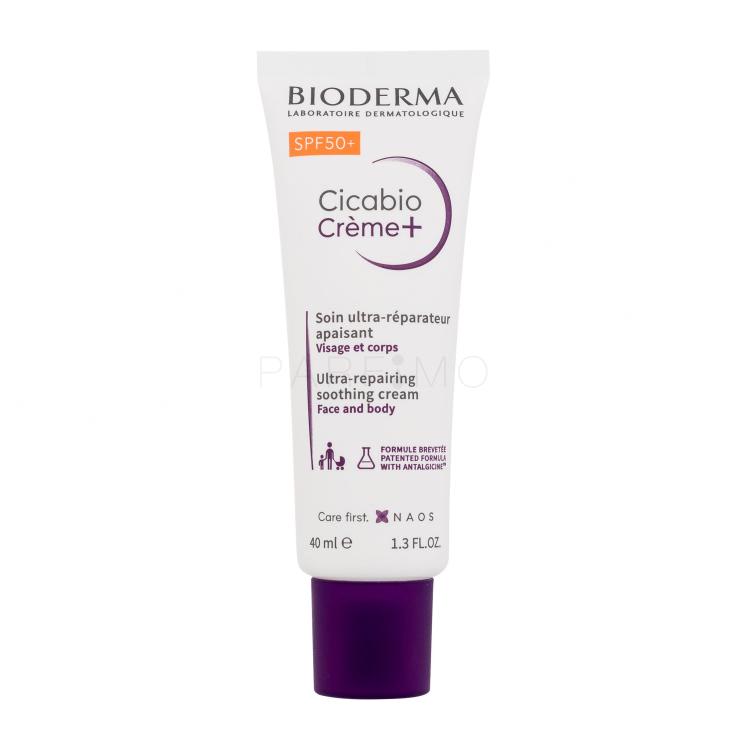 BIODERMA Cicabio Crème+ Ultra-Repairing Soothing Cream SPF50+ Krema za tijelo 40 ml