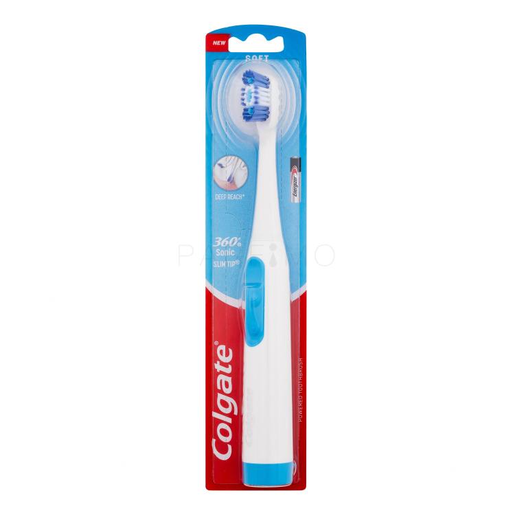 Colgate 360 Sonic Slim Tip Battery Powered Soft Sonična zubna četkica 1 kom