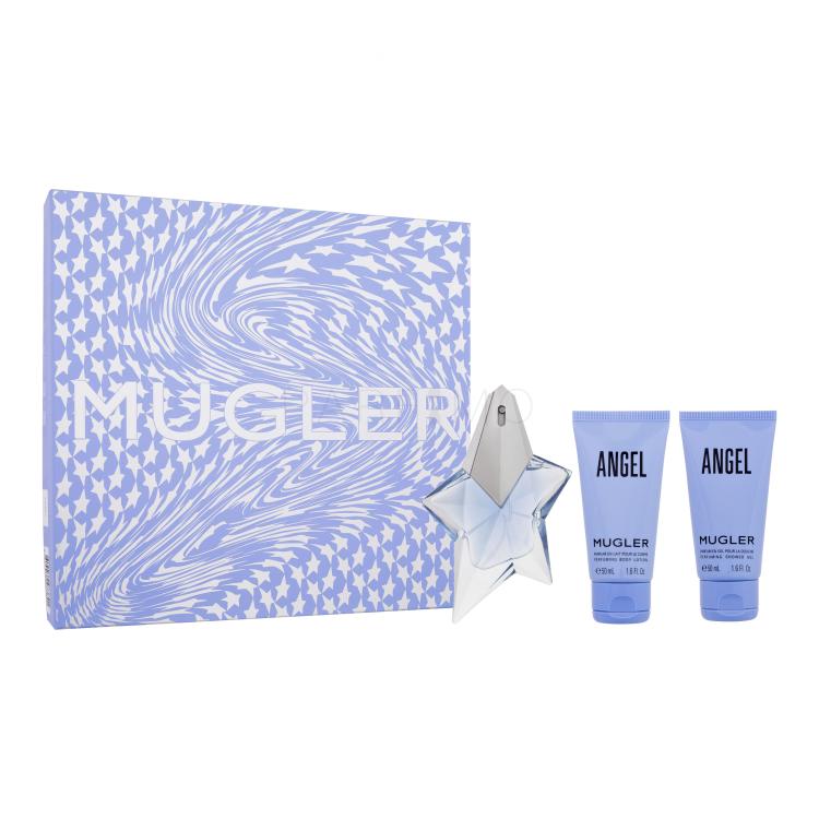 Mugler Angel SET4 Poklon set parfemska voda 25 ml + losion za tijelo 50 ml + gel za tuširanje 50 ml