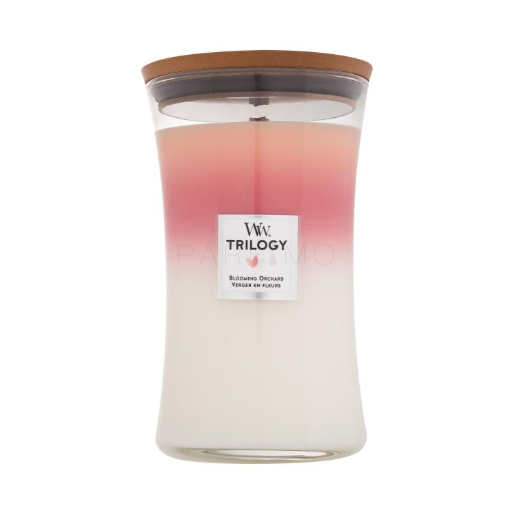 WoodWick Trilogy Blooming Orchard Mirisna svijeća 610 g