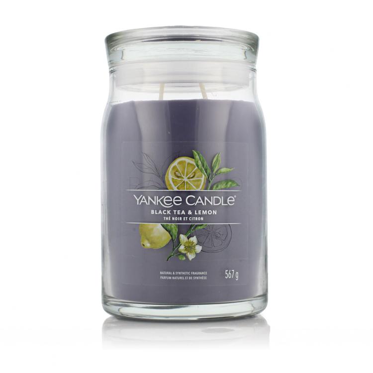 Yankee Candle Signature Black Tea &amp; Lemon Mirisna svijeća 567 g