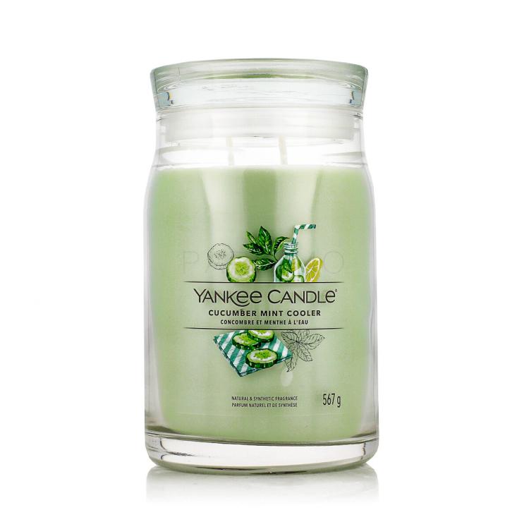 Yankee Candle Signature Cucumber Mint Cooler Mirisna svijeća 567 g