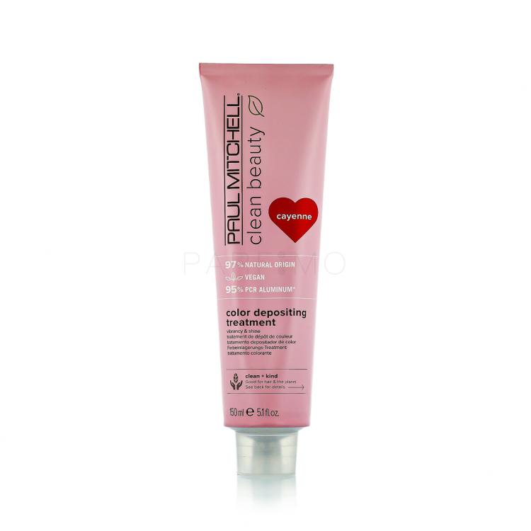 Paul Mitchell Clean Beauty Color Protect Color Depositing Treatment Maska za kosu za žene 150 ml Nijansa Cayenne
