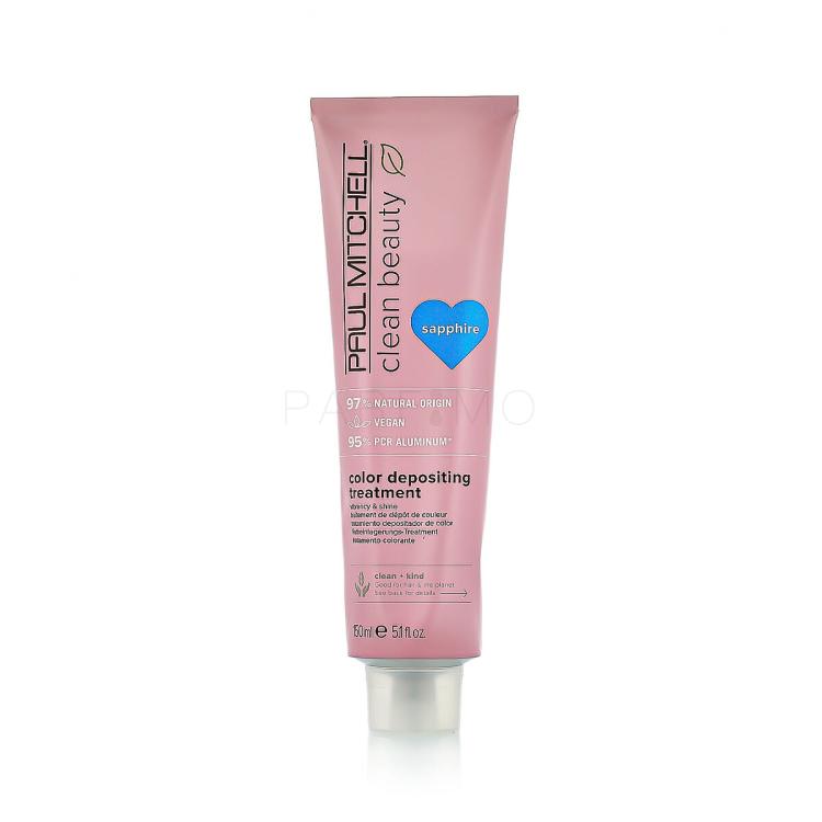 Paul Mitchell Clean Beauty Color Protect Color Depositing Treatment Maska za kosu za žene 150 ml Nijansa Sapphire