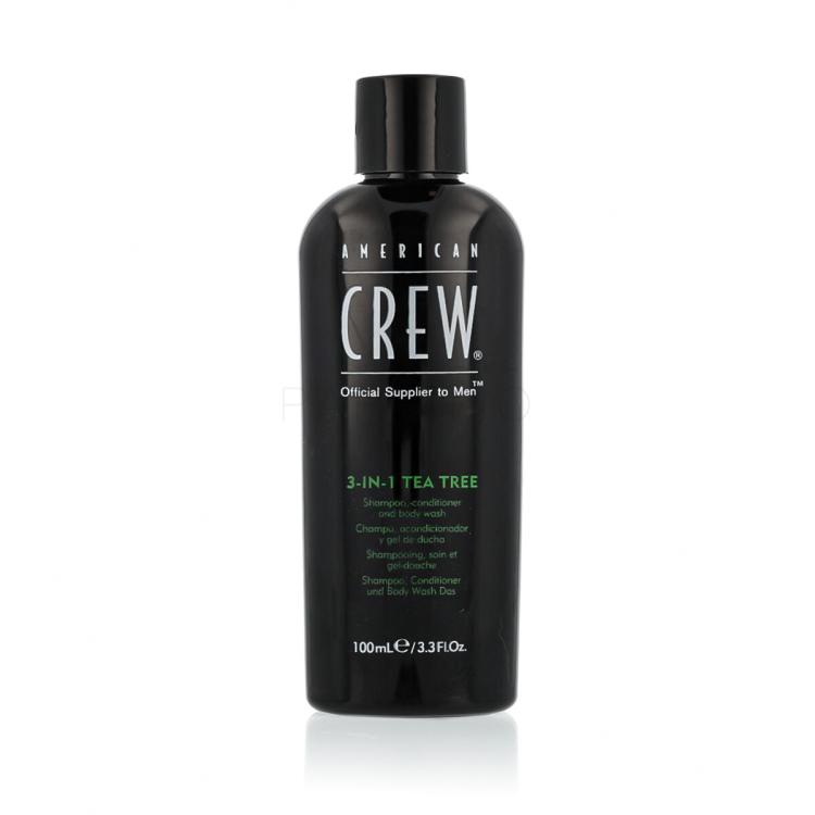 American Crew 3-IN-1 Tea Tree Šampon za muškarce 100 ml
