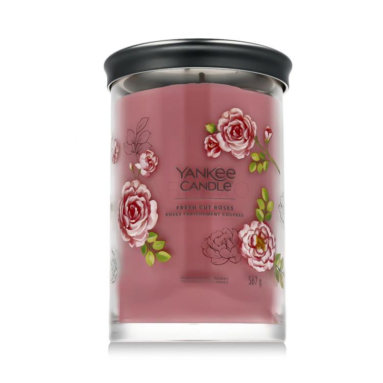 Yankee Candle Signature Fresh Cut Roses Tumbler Mirisna svijeća 567 g