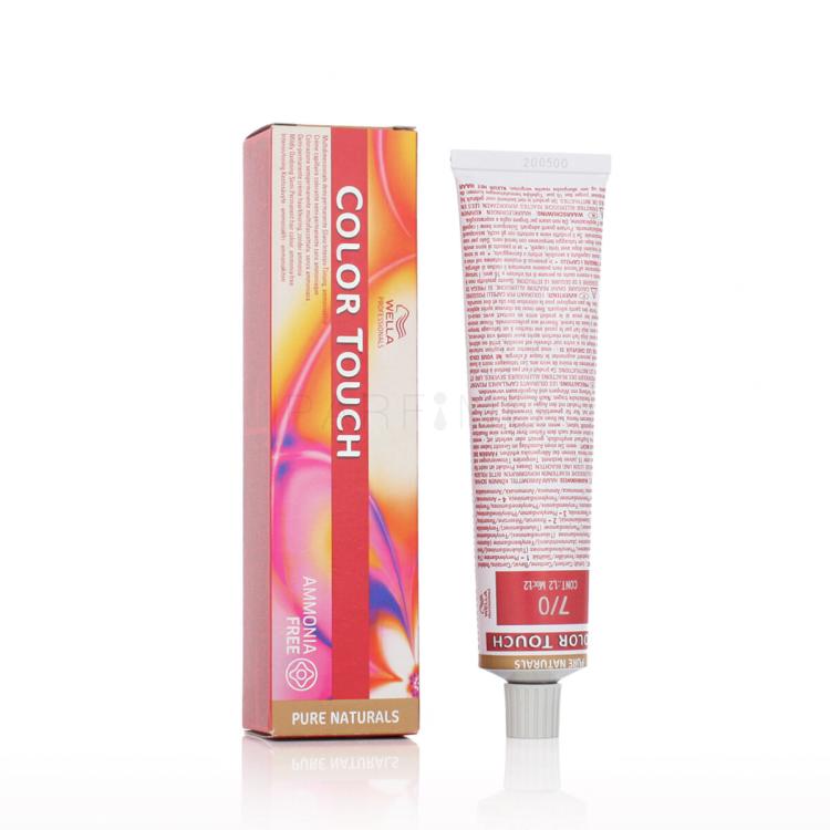 Wella Professionals Color Touch Pure Naturals Boja za kosu za žene 60 ml Nijansa 7/0 Medium Blonde