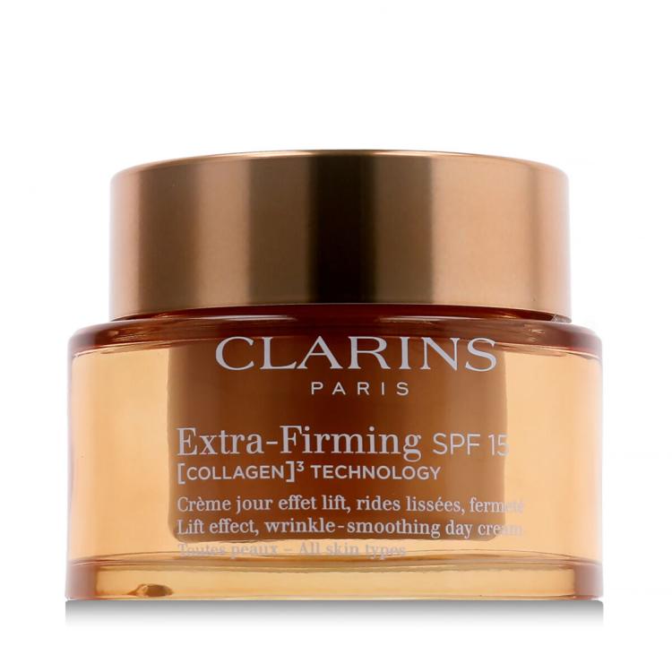 Clarins Extra-Firming Day Cream All Skin Types, SPF15 Dnevna krema za lice za žene 50 ml