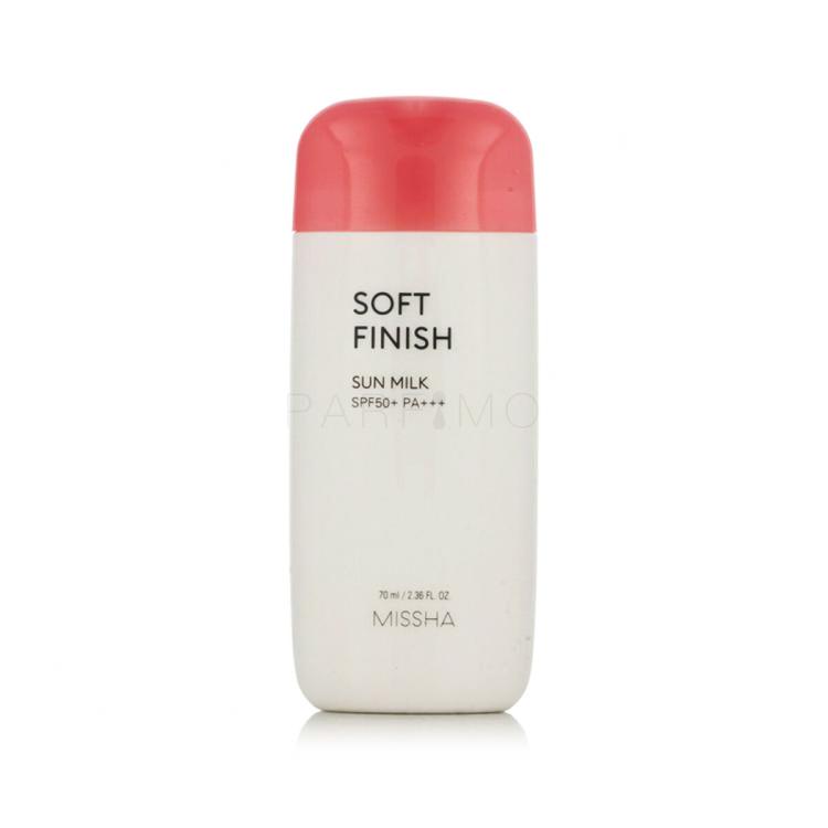 Missha All Around Safe Block Soft Finish Sun Milk SPF50+ Proizvod za zaštitu lica od sunca 70 ml