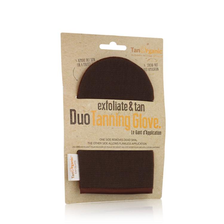 TanOrganic Exfoliate &amp; Tan Duo Tanning Glove Proizvod za samotamnjenje 1 kom