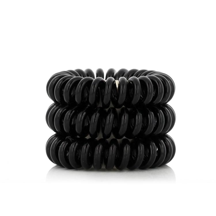 Invisibobble Power Performance Hair Spiral Gumice za kosu za žene Nijansa True Black - černá set
