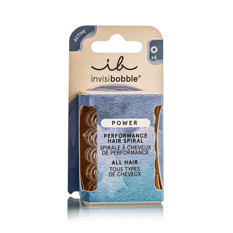 Invisibobble Power Performance Hair Spiral Gumice za kosu za žene Nijansa Crystal Clear set