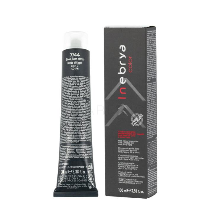 Inebrya Color Boja za kosu 100 ml Nijansa 7/44 Blonde Intense Copper