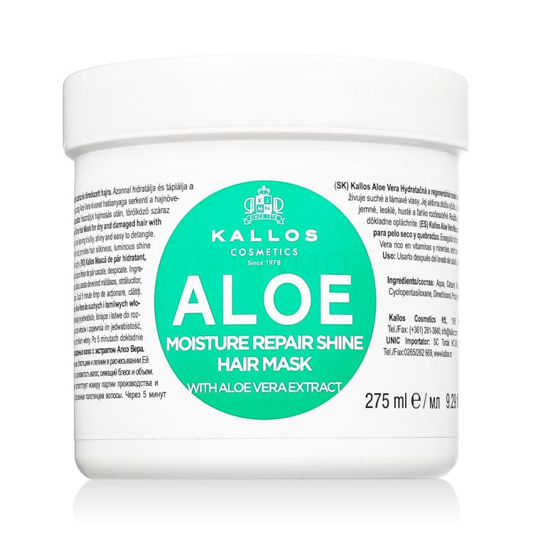 Kallos Cosmetics Aloe Vera Maska za kosu za žene 275 ml