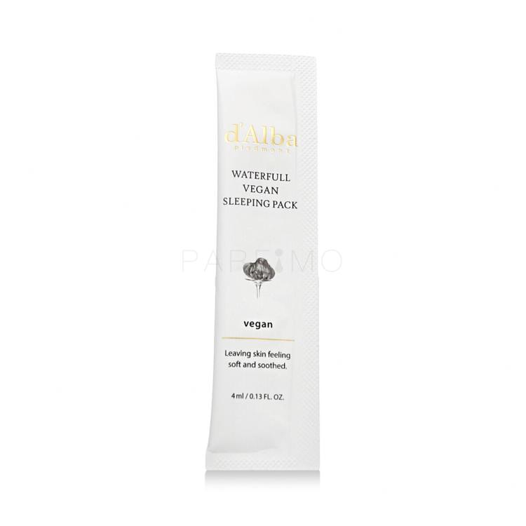 d&#039;Alba White Truffle Waterfull Vegan Sleeping Pack Maska za lice za žene 12x4 ml