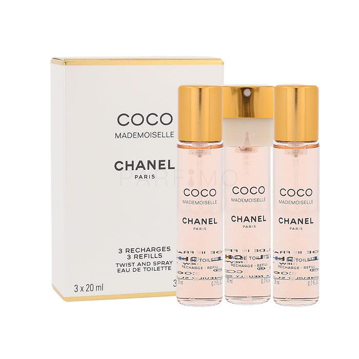 Chanel Coco Mademoiselle Toaletna voda za žene punilo 3x20 ml