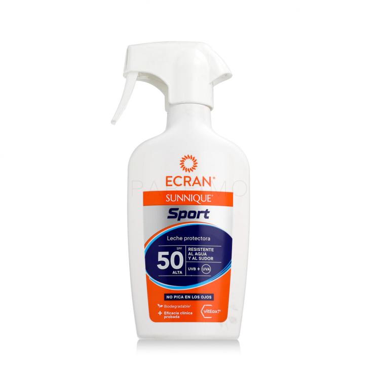 Ecran Sunnique Sport Protective Milk Spray SPF50 Proizvod za zaštitu od sunca za tijelo 270 ml