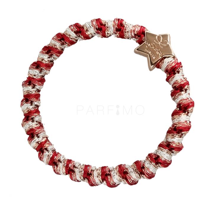 By Eloise London Woven Gold Star Gumice za kosu za žene 1 kom Nijansa Candy Cane