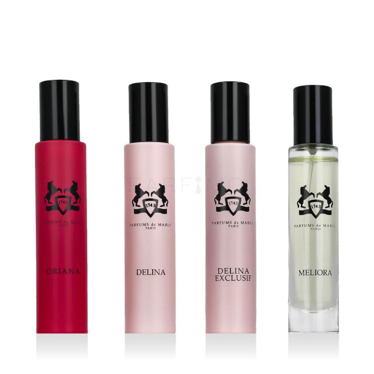 Parfums de Marly Feminine Discovery Collection Poklon set parfemska voda Oriana 10 ml + parfemska voda Delina 10 ml + parfemska voda Meliora 10 ml + parfem Delina Exclusif 10 ml