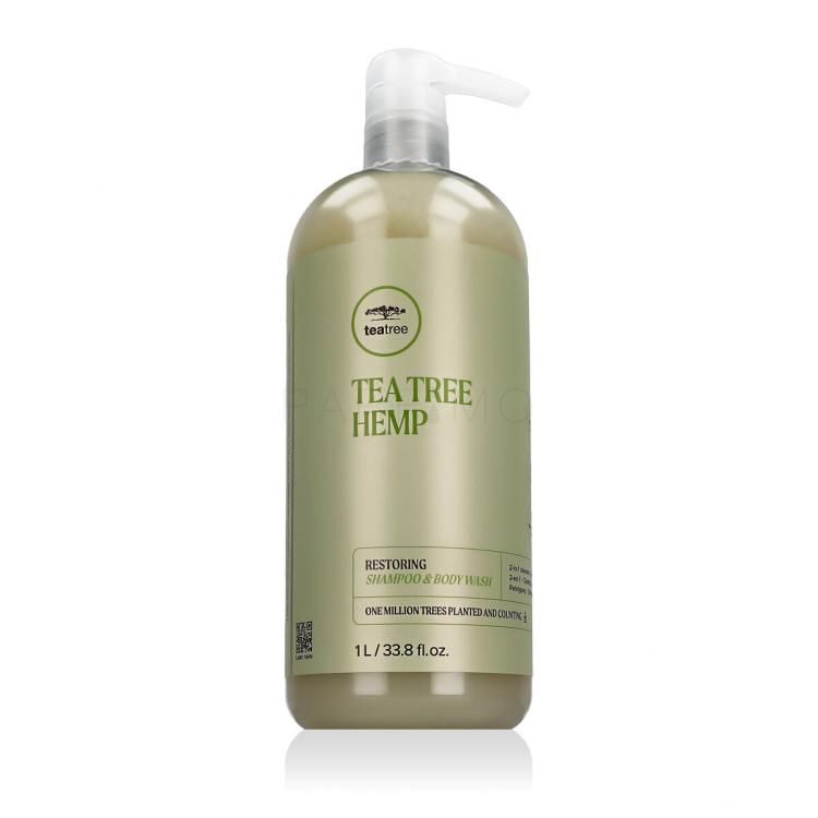 Paul Mitchell TEA TREE Hemp Restoring Shampoo &amp; Body Wash Šampon 1000 ml