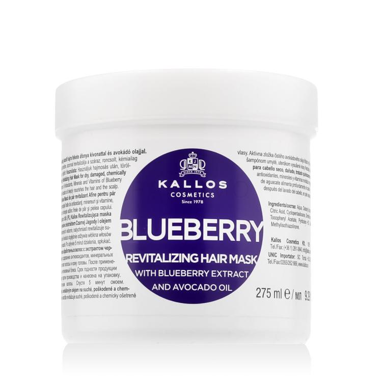 Kallos Cosmetics Blueberry Maska za kosu za žene 275 ml