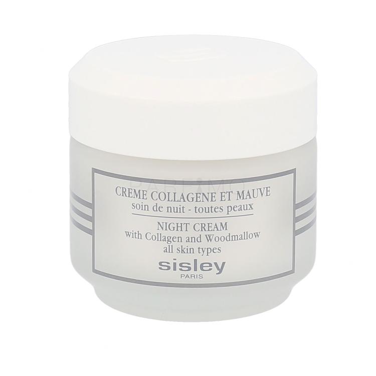 Sisley Night Cream With Collagen And Woodmallow Noćna krema za lice za žene 50 ml