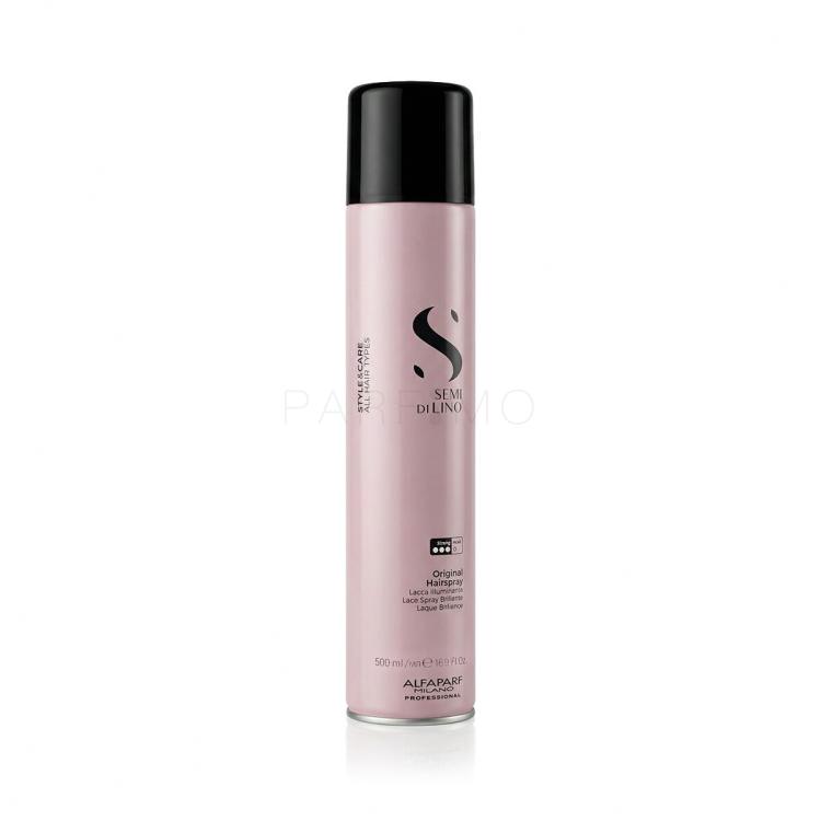 ALFAPARF MILANO Semi Di Lino Style &amp; Care Original Hairspray Lak za kosu za žene 500 ml
