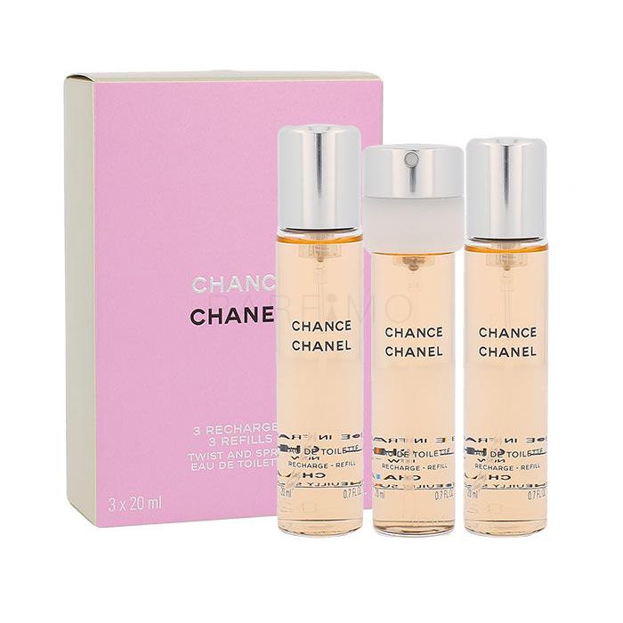 Chanel Chance Toaletna voda za žene punilo 3x20 ml