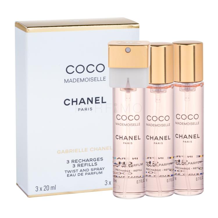 Chanel Coco Mademoiselle 3x 20 ml Parfemska voda za žene punilo 20 ml