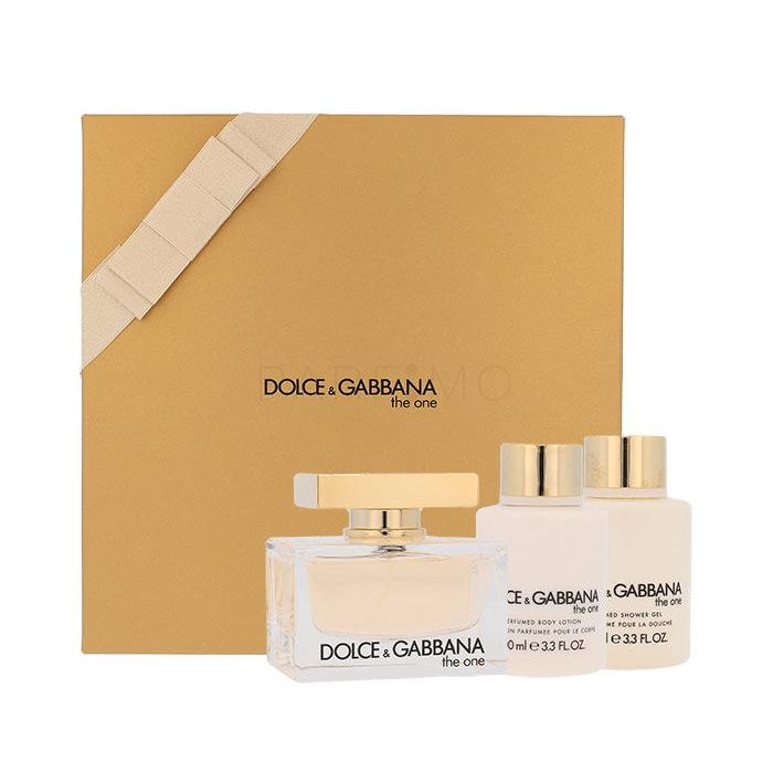 Dolce&amp;Gabbana The One Poklon set parfemska voda 75 ml + losion za tijelo 100 ml + gel za tuširanje 100 ml