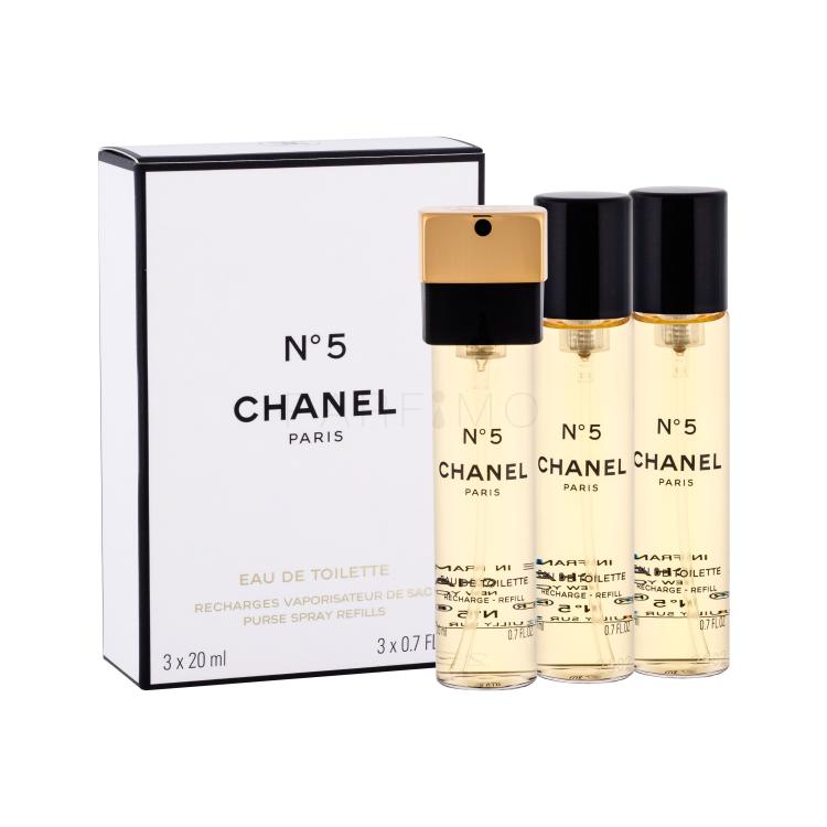 Chanel N°5 Toaletna voda za žene punilo 3x20 ml