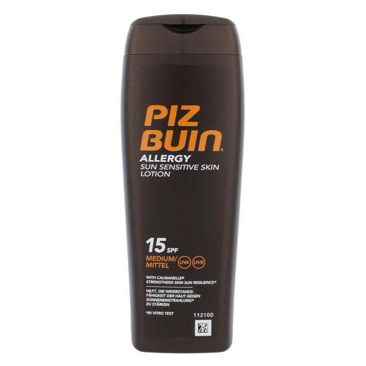 PIZ BUIN Allergy Sun Sensitive Skin Lotion SPF15 Proizvod za zaštitu od sunca za tijelo 200 ml