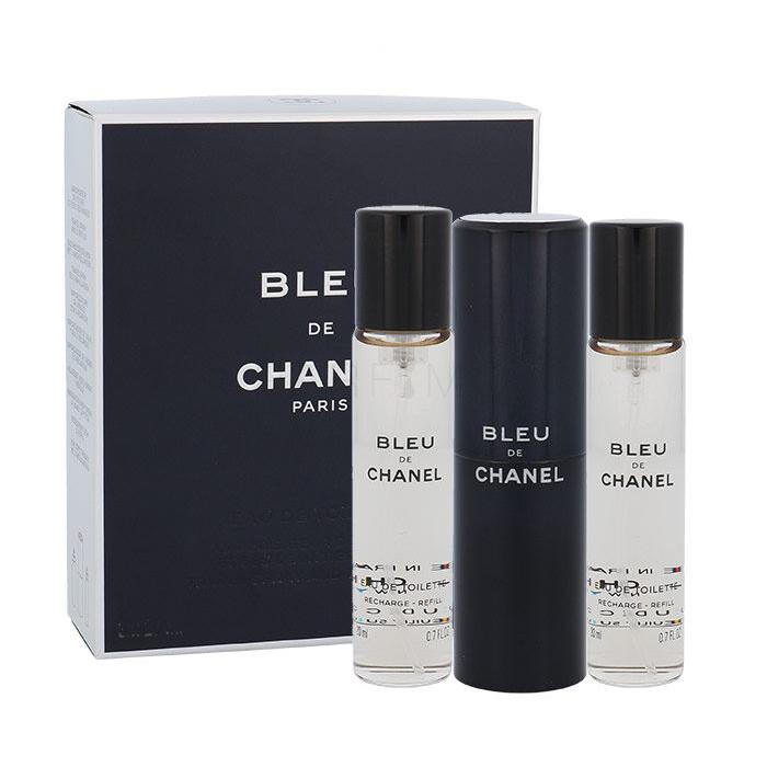 Chanel Bleu de Chanel Toaletna voda za muškarce &quot;okreni i poprskaj&quot; 3x20 ml