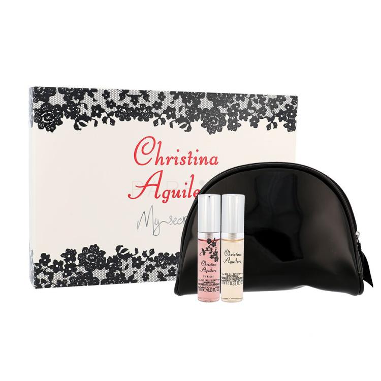 Christina Aguilera Mini Set Poklon set parfemska voda Christina Aguilera 10 ml + parfemska voda Christina Aguilera By Night 10 ml + kozmetička torbica