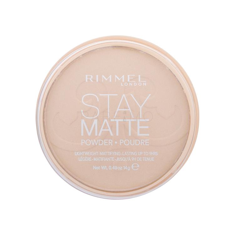 Rimmel London Stay Matte Puder u prahu za žene 14 g Nijansa 003 Peach Glow
