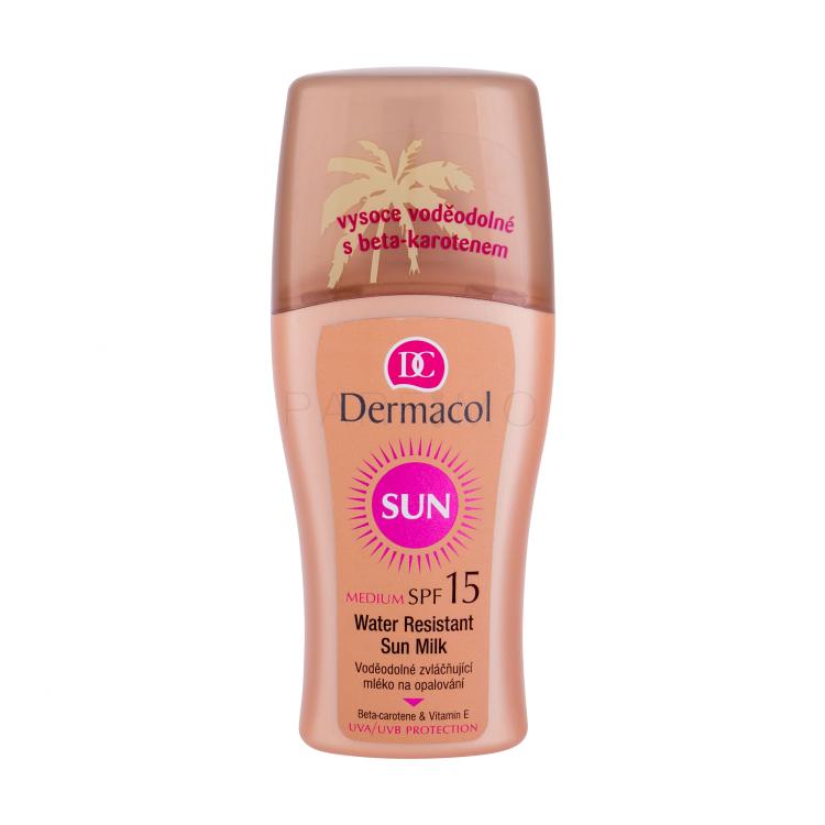 Dermacol Sun Milk Spray SPF15 Proizvod za zaštitu od sunca za tijelo za žene 200 ml
