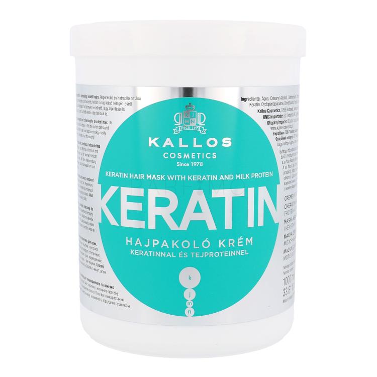 Kallos Cosmetics Keratin Maska za kosu za žene 1000 ml