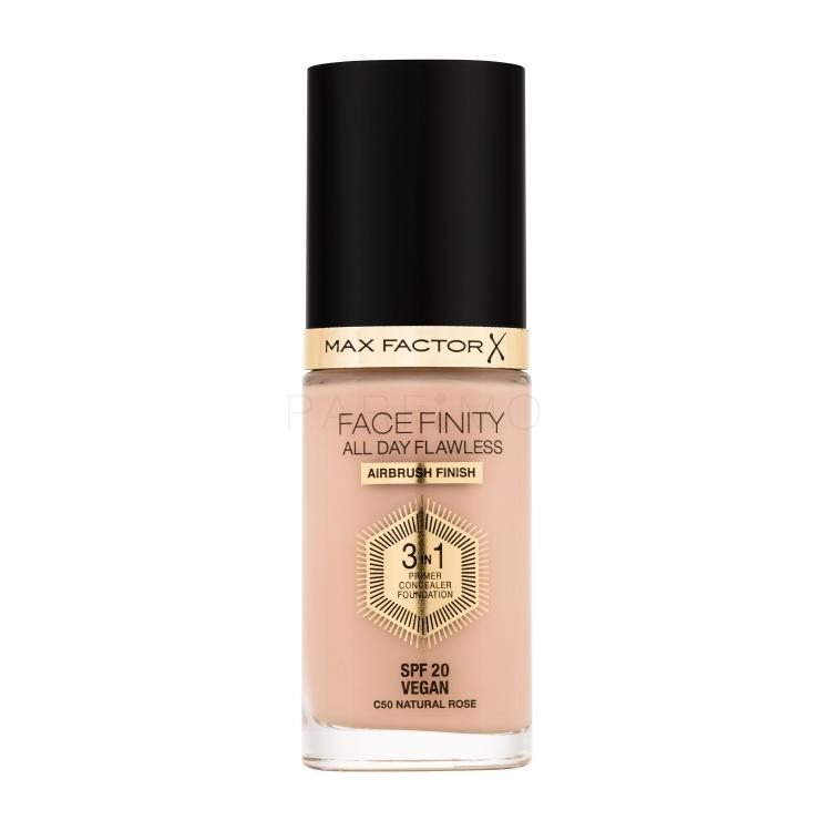 Max Factor Facefinity All Day Flawless SPF20 Puder za žene 30 ml Nijansa C50 Natural Rose