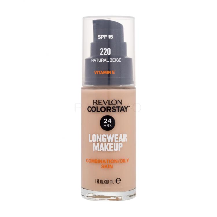 Revlon Colorstay Combination Oily Skin SPF15 Puder za žene 30 ml Nijansa 220 Natural Beige