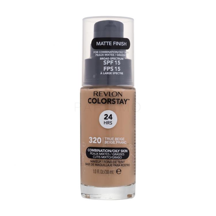 Revlon Colorstay Combination Oily Skin SPF15 Puder za žene 30 ml Nijansa 320 True Beige