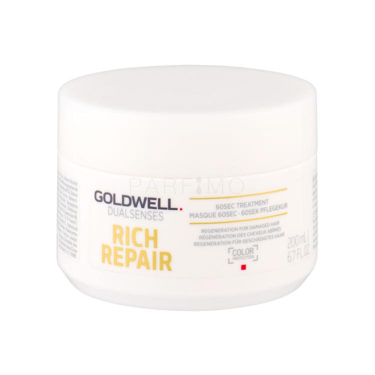 Goldwell Dualsenses Rich Repair 60sec Treatment Maska za kosu za žene 200 ml