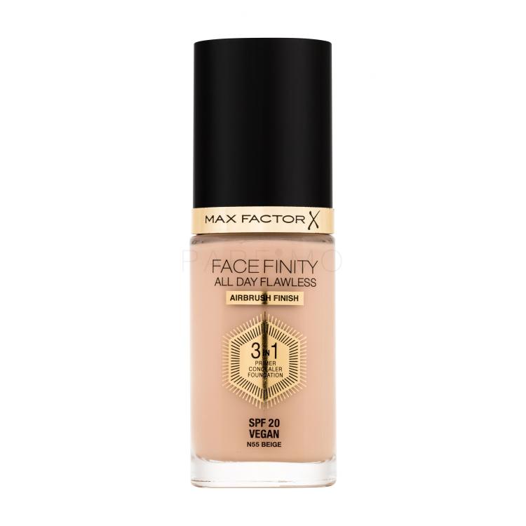Max Factor Facefinity All Day Flawless SPF20 Puder za žene 30 ml Nijansa N55 Beige
