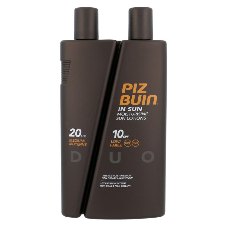 PIZ BUIN Moisturising DUO SPF10 + SPF20 Proizvod za zaštitu od sunca za tijelo 300 ml
