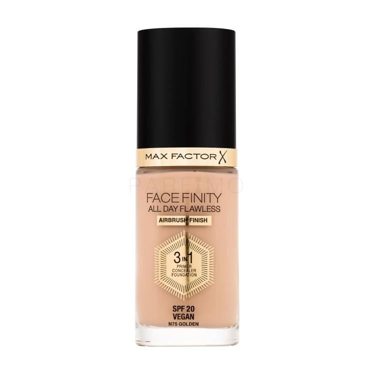 Max Factor Facefinity All Day Flawless SPF20 Puder za žene 30 ml Nijansa N75 Golden