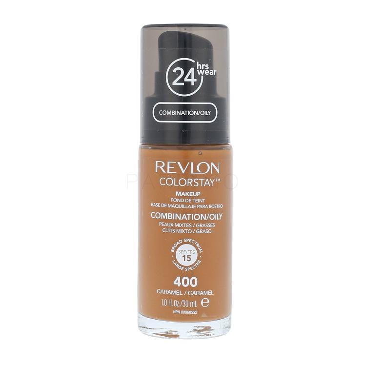 Revlon Colorstay Combination Oily Skin SPF15 Puder za žene 30 ml Nijansa 400 Caramel
