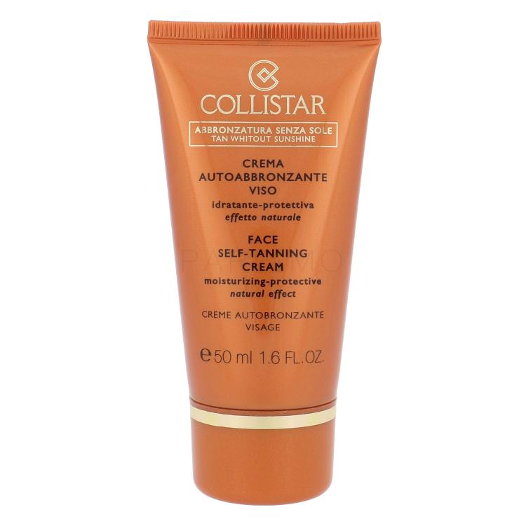 Collistar Tan Without Sunshine Face Self-Tanning Cream Proizvod za samotamnjenje za žene 50 ml