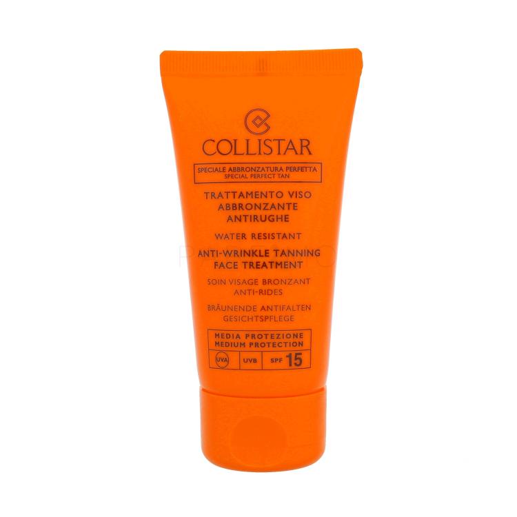 Collistar Special Perfect Tan Tanning Face Treatment SPF15 Proizvod za zaštitu lica od sunca za žene 50 ml