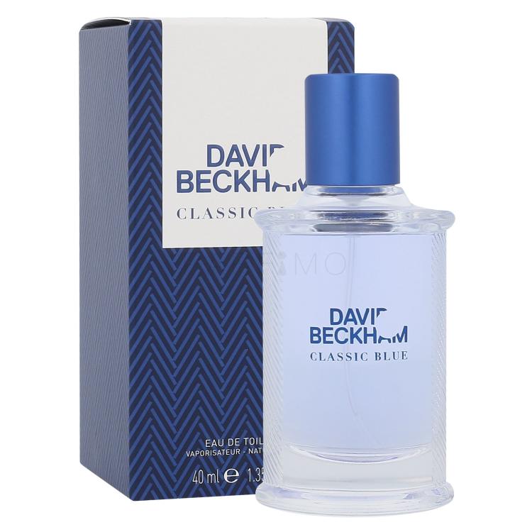 David Beckham Classic Blue Toaletna voda za muškarce 40 ml